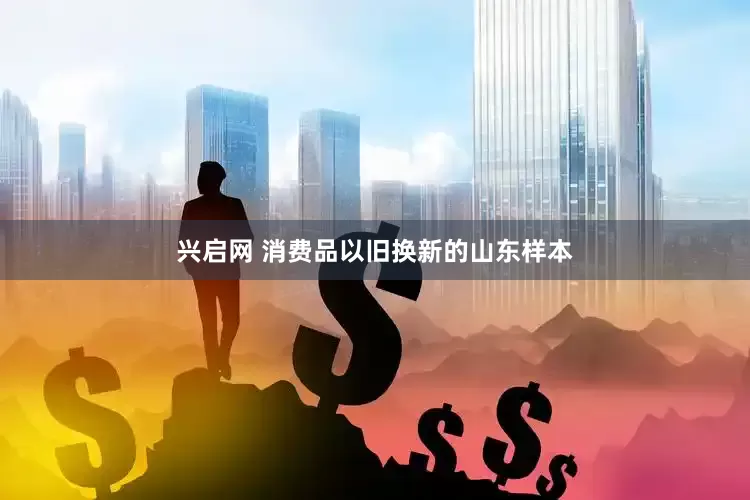 兴启网 消费品以旧换新的山东样本